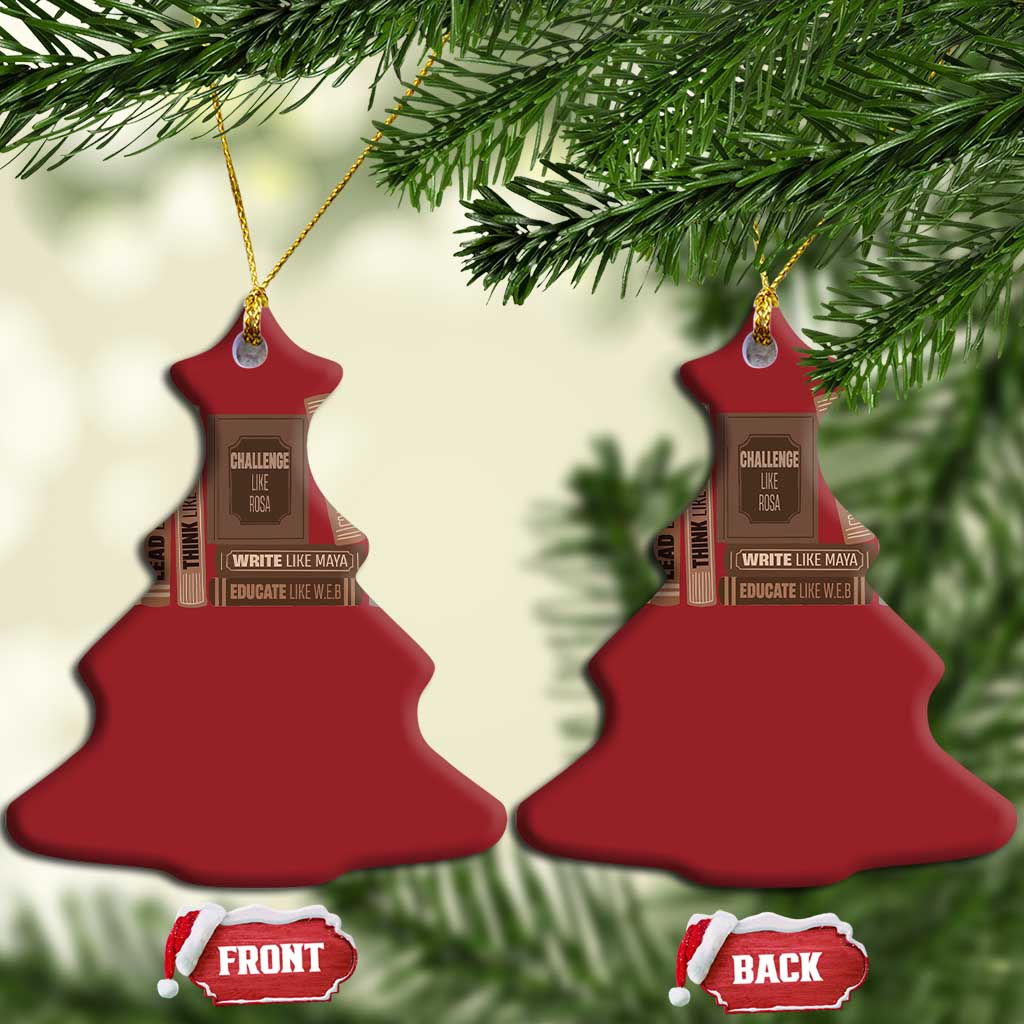 Black History Month Christmas Ornament Black Leaders African American Teachers - African Pride