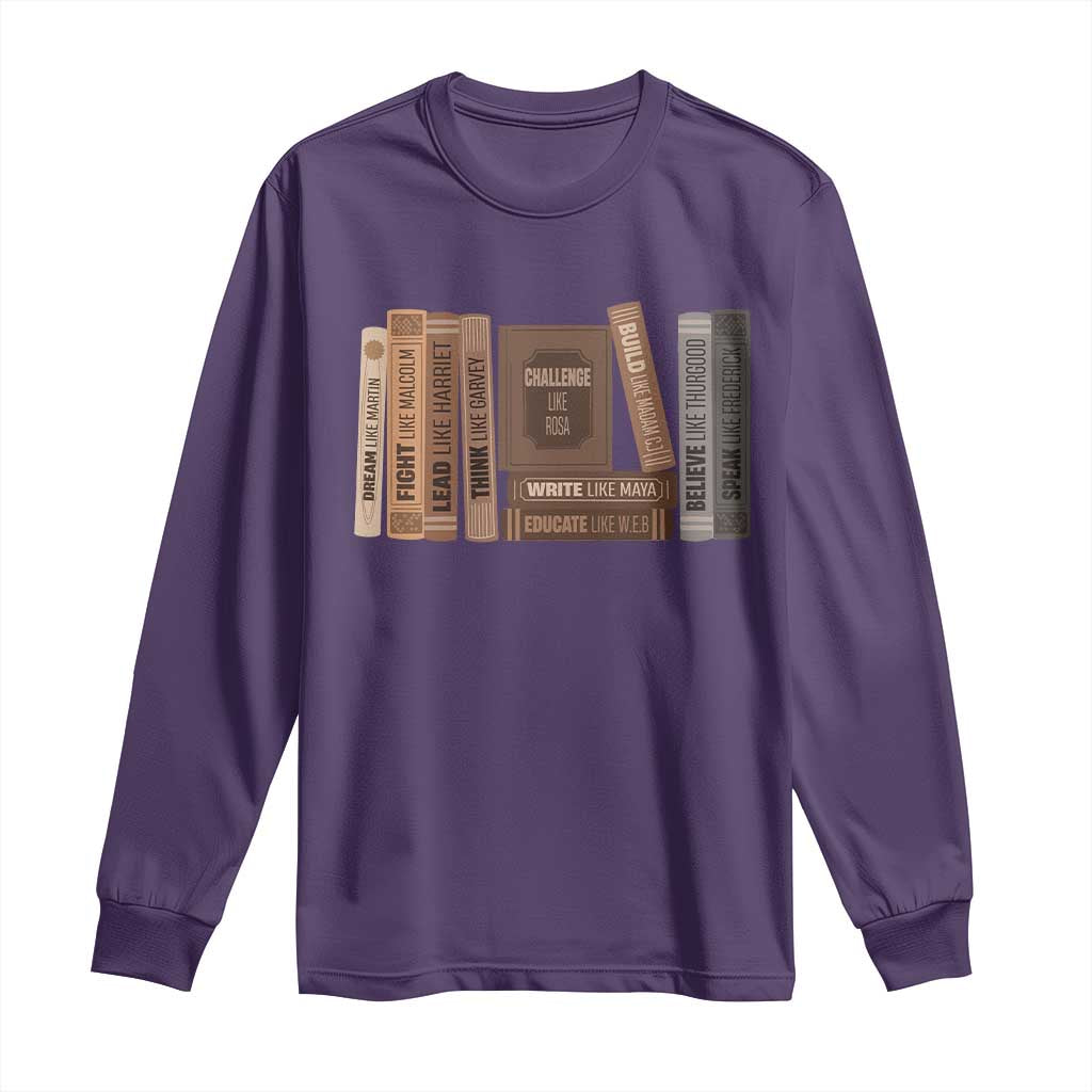 Black History Month Long Sleeve Shirt Black Leaders African American Teachers - African Pride