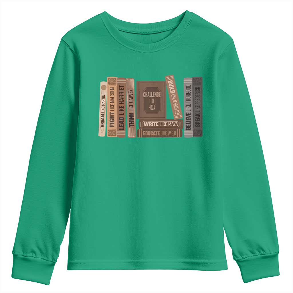 Black History Month Youth Sweatshirt Black Leaders African American Teachers - African Pride