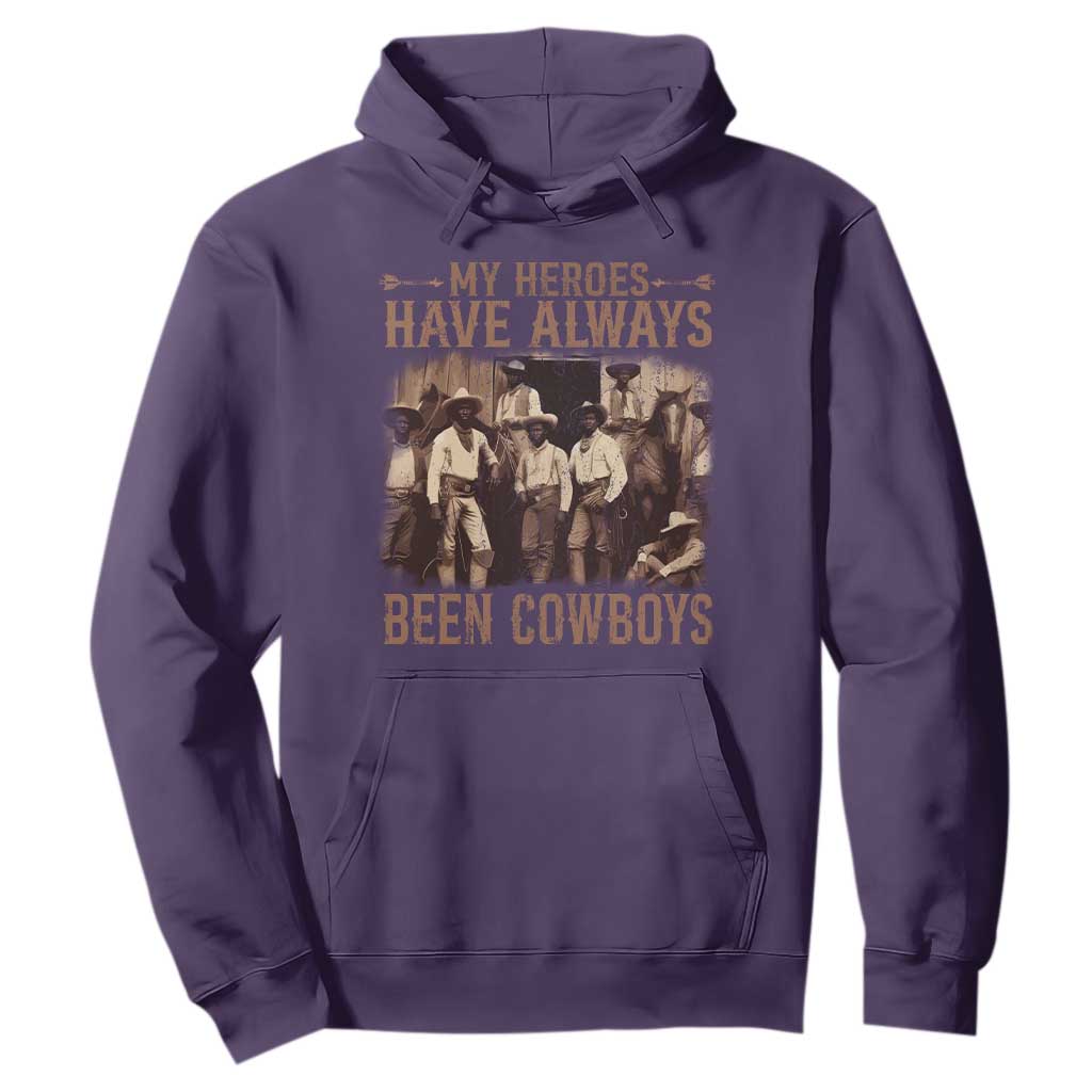 Black Cowboys Hoodie Western Rodeo Melanin Black History Texas Men
