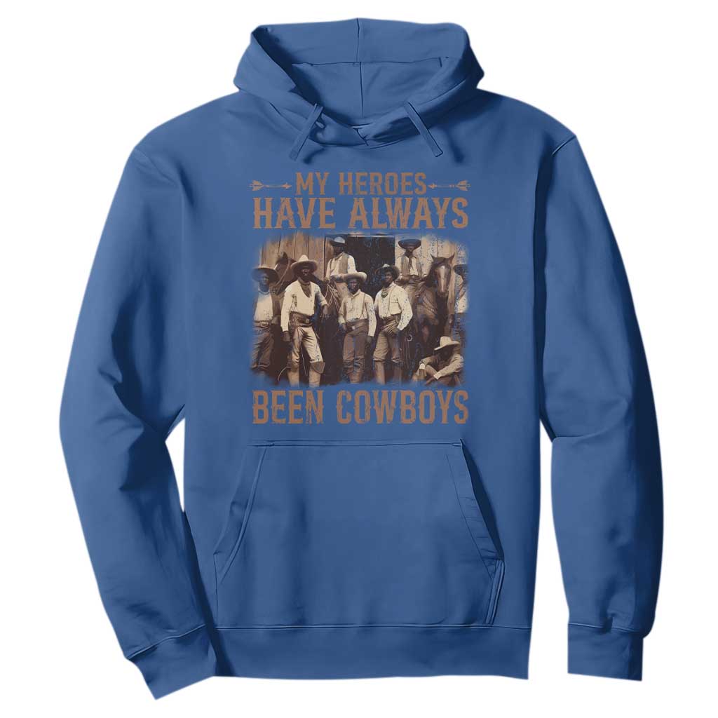 Black Cowboys Hoodie Western Rodeo Melanin Black History Texas Men