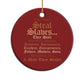 They Didn't Steal Slaves Black History Christmas Ornament Juneteenth Black Freedom - African Pride