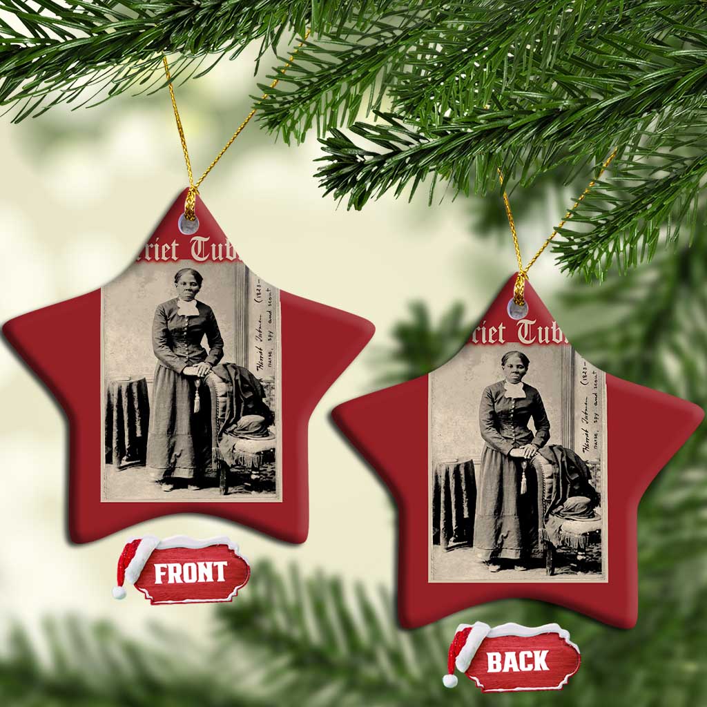 Harriet Tubman Christmas Ornament Juneteenth Black History Freedom - African Pride