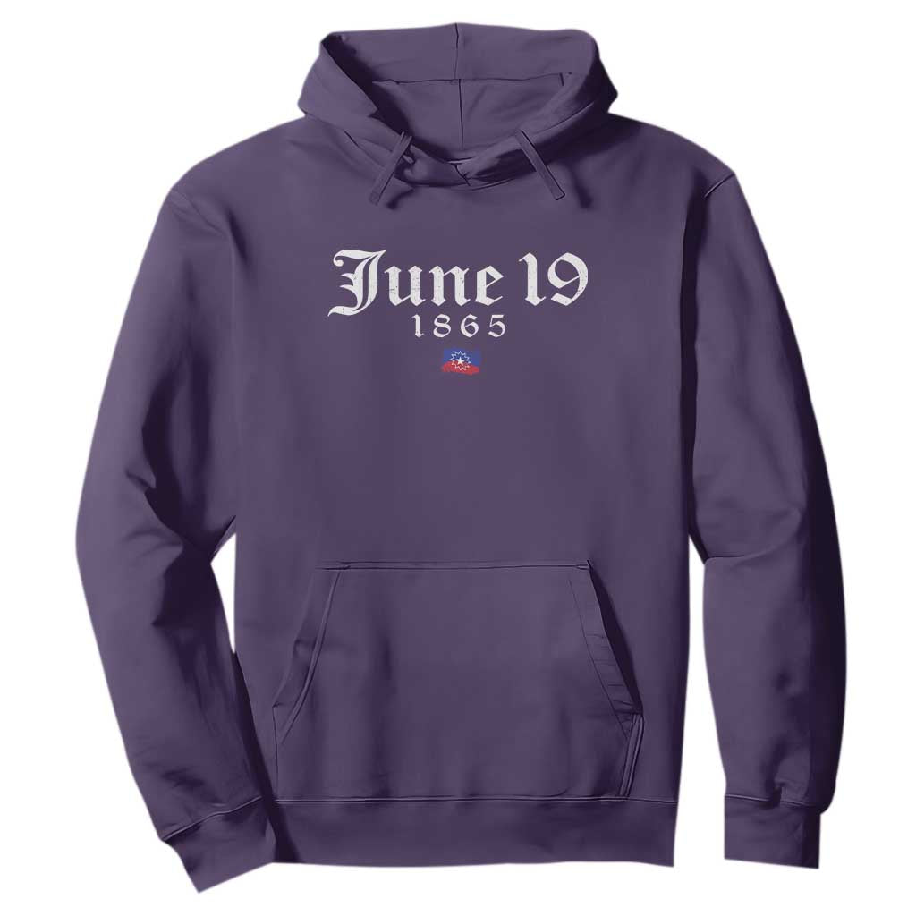 June 19 1865 Juneteenth Flag Hoodie Celebrating Black Freedom History