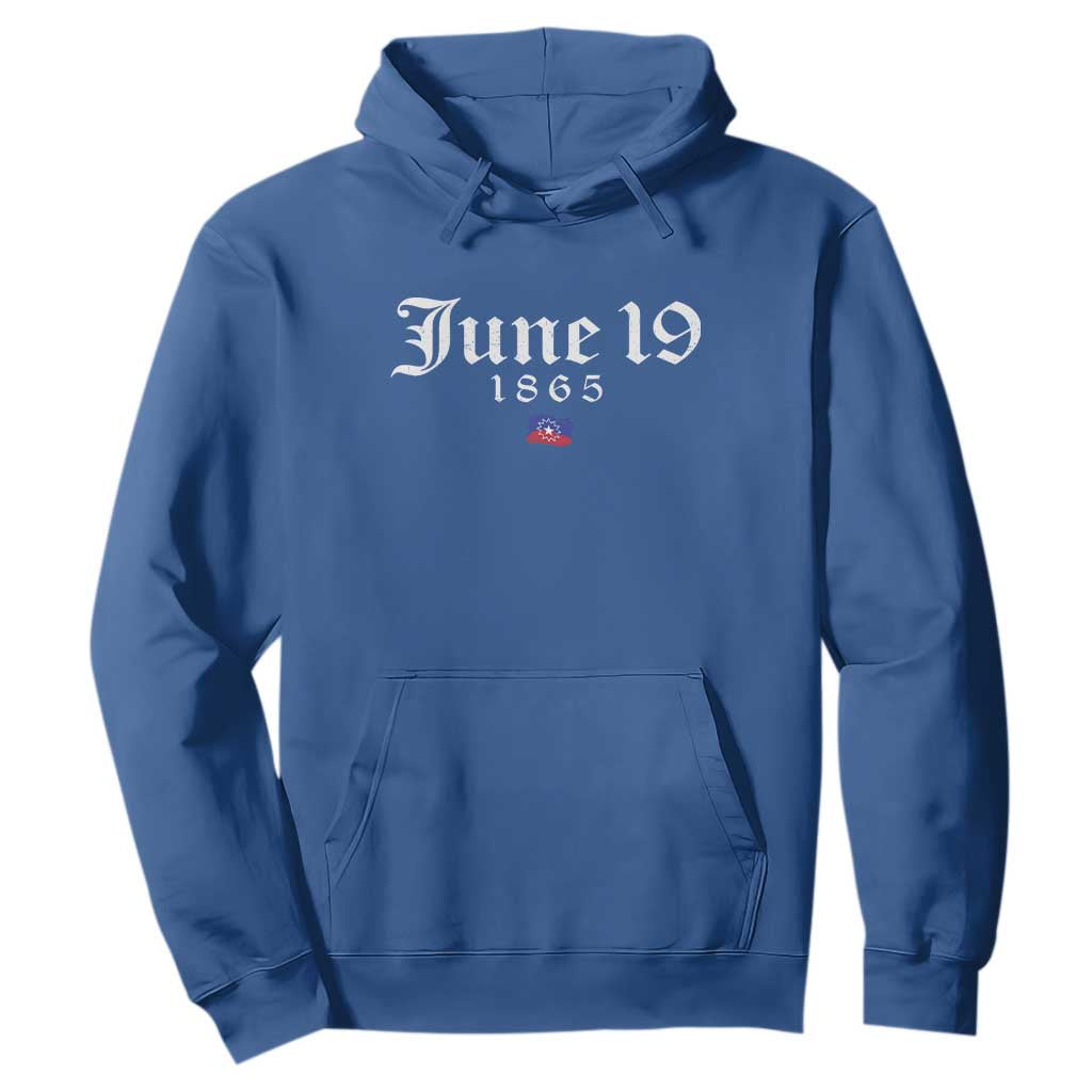 June 19 1865 Juneteenth Flag Hoodie Celebrating Black Freedom History