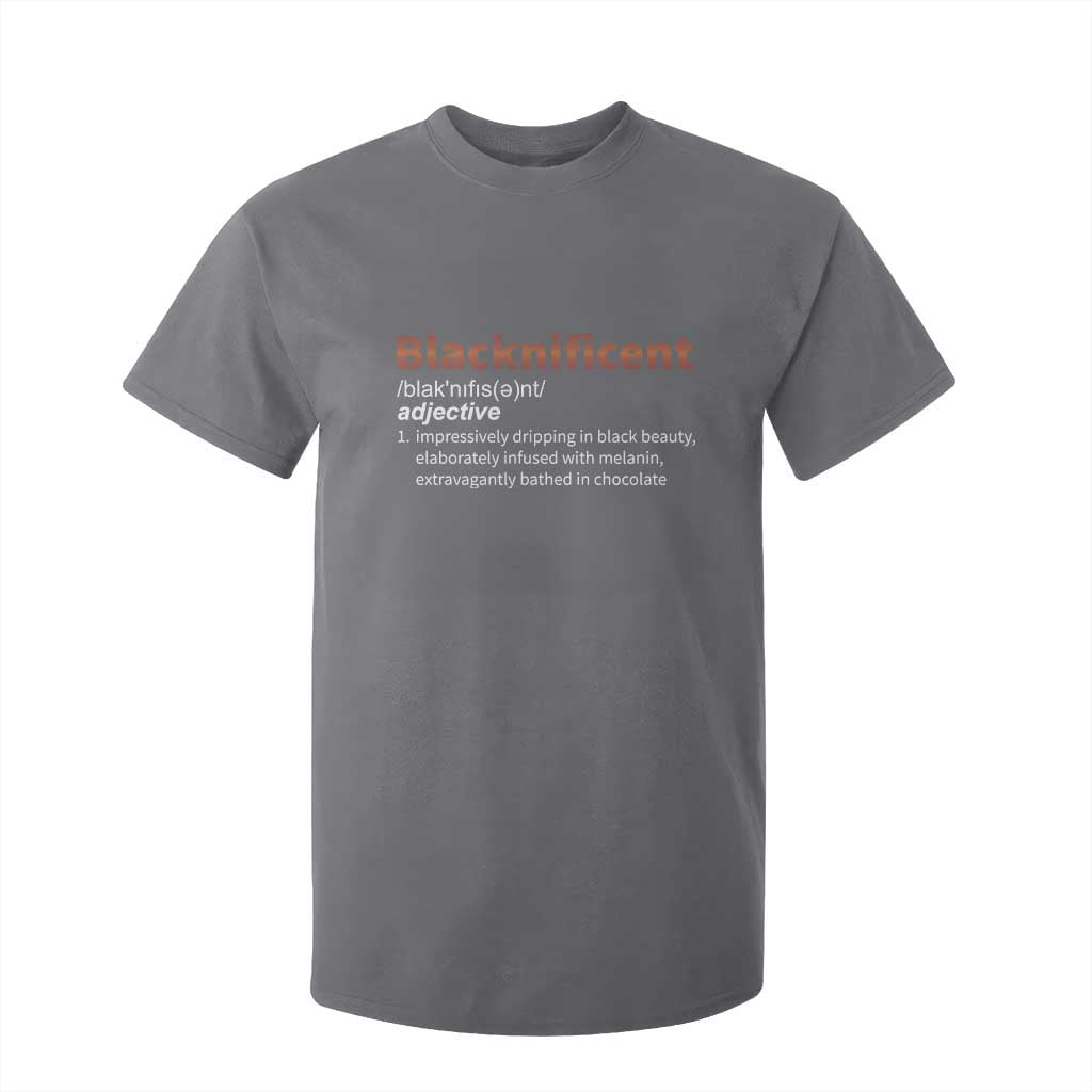Blacknificient Definition T Shirt For Kid Black History African Roots African American