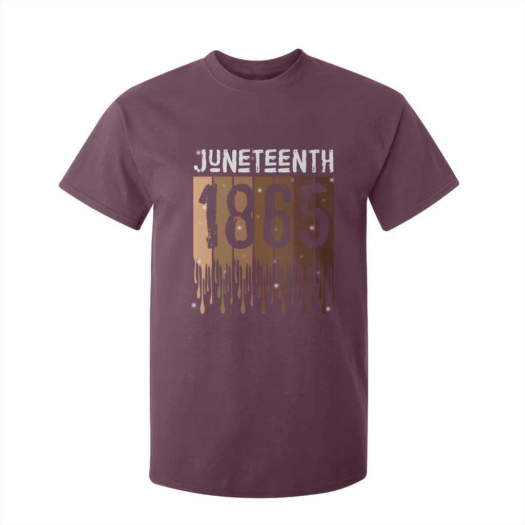 Juneteenth 1865 T Shirt For Kid June 19th Celebrating Black Freedom Melanin
