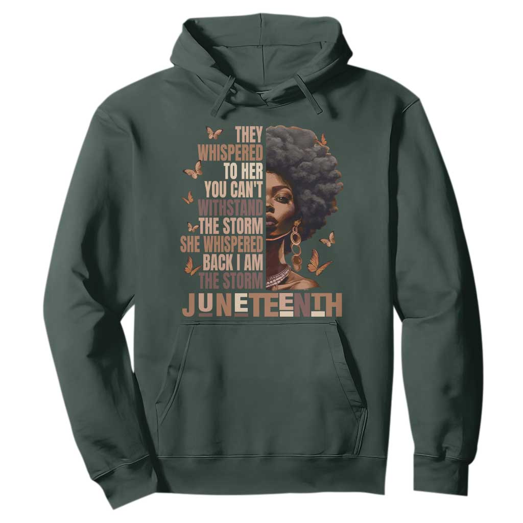 I'm The Storm Black Women Hoodie Juneteenth Black History Melanin
