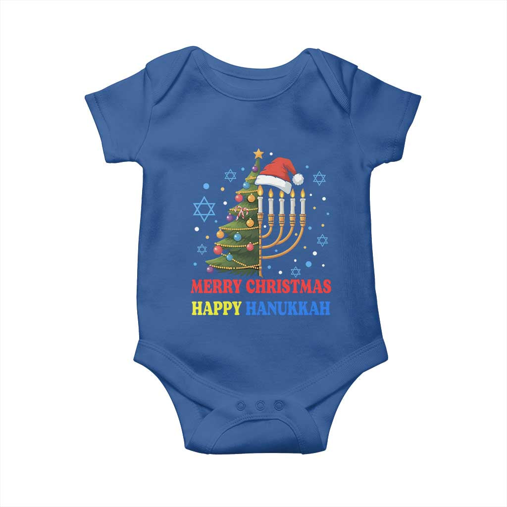 Merry Chrismukkah Happy Christmas Hanukkah Baby Onesie - African Pride
