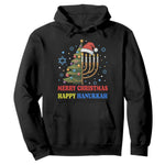 Merry Chrismukkah Happy Christmas Hanukkah Hoodie - African Pride