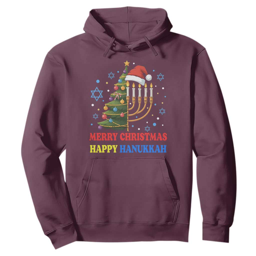 Merry Chrismukkah Happy Christmas Hanukkah Hoodie - African Pride