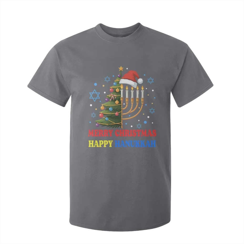 Merry Chrismukkah Happy Christmas Hanukkah T Shirt For Kid - African Pride