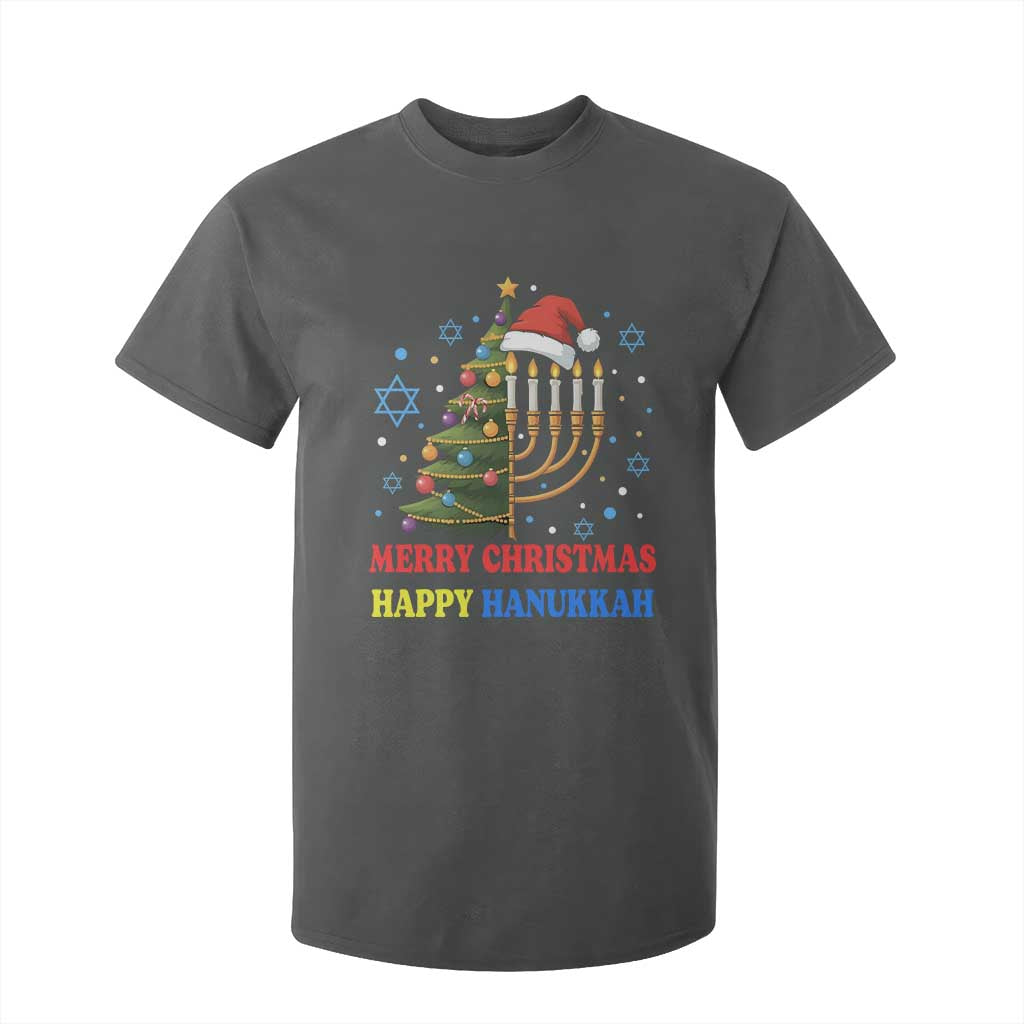 Merry Chrismukkah Happy Christmas Hanukkah T Shirt For Kid - African Pride