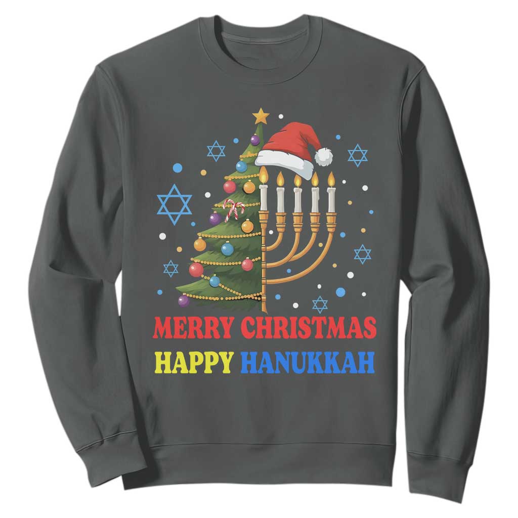 Merry Chrismukkah Happy Christmas Hanukkah Sweatshirt - African Pride