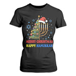 Merry Chrismukkah Happy Christmas Hanukkah T Shirt For Women - African Pride