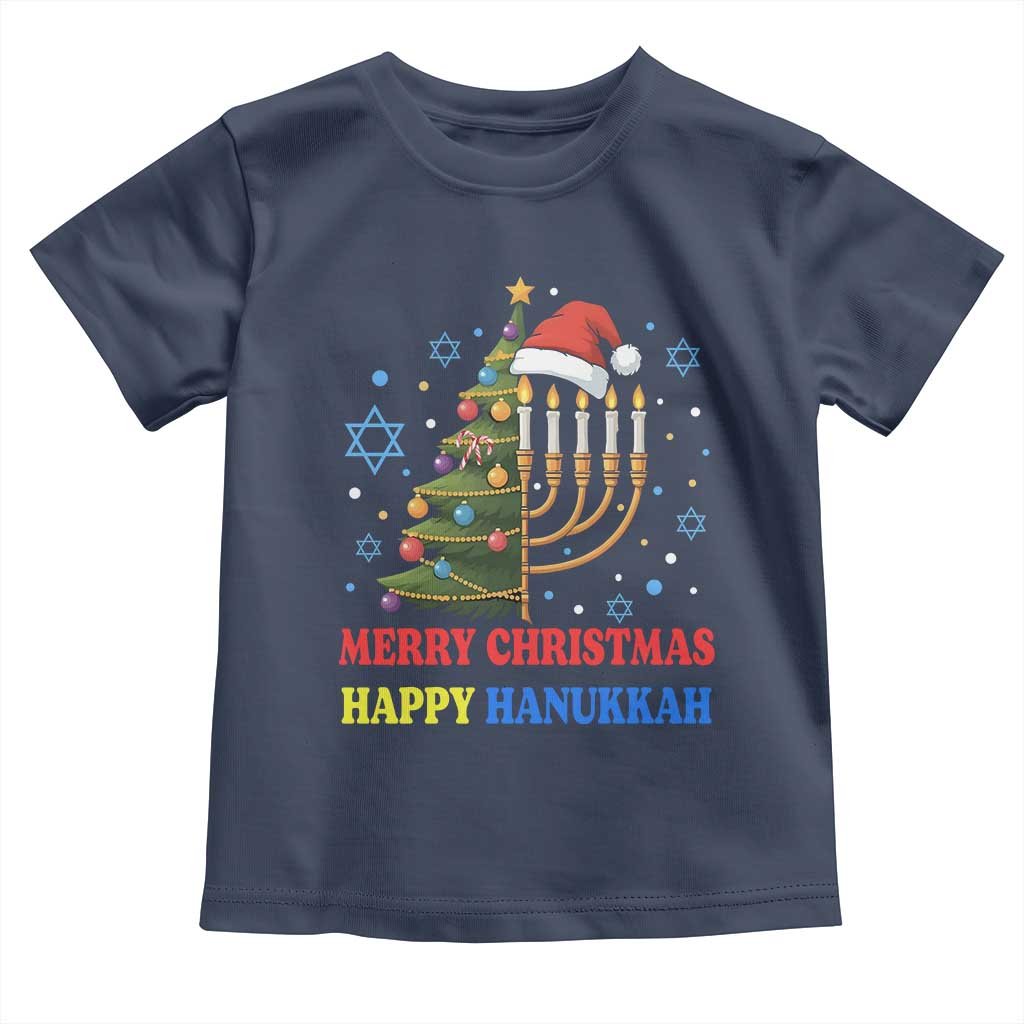 Merry Chrismukkah Happy Christmas Hanukkah Toddler T Shirt - African Pride