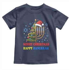 Merry Chrismukkah Happy Christmas Hanukkah Toddler T Shirt - African Pride