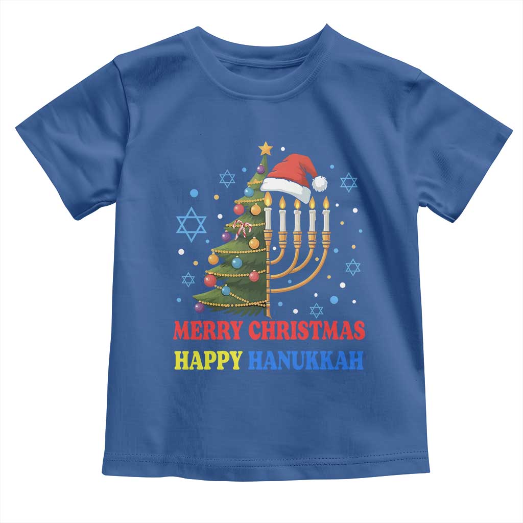 Merry Chrismukkah Happy Christmas Hanukkah Toddler T Shirt - African Pride