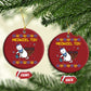 Happy Hanukkah Christmas Ornament Menorah Meowzel Tov Ugly Hanukkah - African Pride