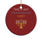 Funny Hanukkah Pajama Christmas Ornament This is My Pajamakah Gift - African Pride
