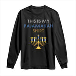 Funny Hanukkah Pajama Long Sleeve Shirt This is My Pajamakah Gift - African Pride