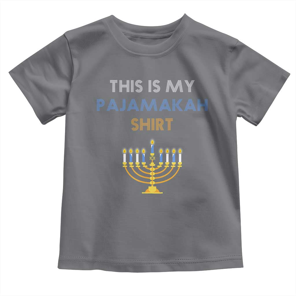 Funny Hanukkah Pajama Toddler T Shirt This is My Pajamakah Gift - African Pride