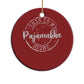 Funny Hanukkah Christmas Ornament This is My Pajamakah Pajama Gift - African Pride