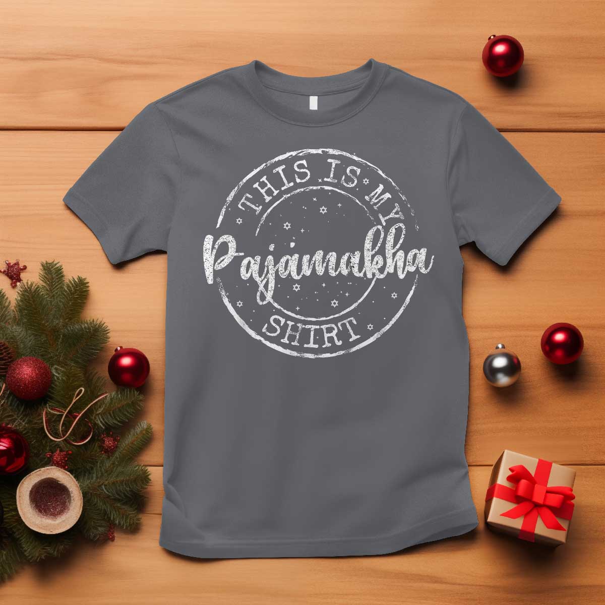Funny Hanukkah T Shirt This is My Pajamakah Pajama Gift - African Pride