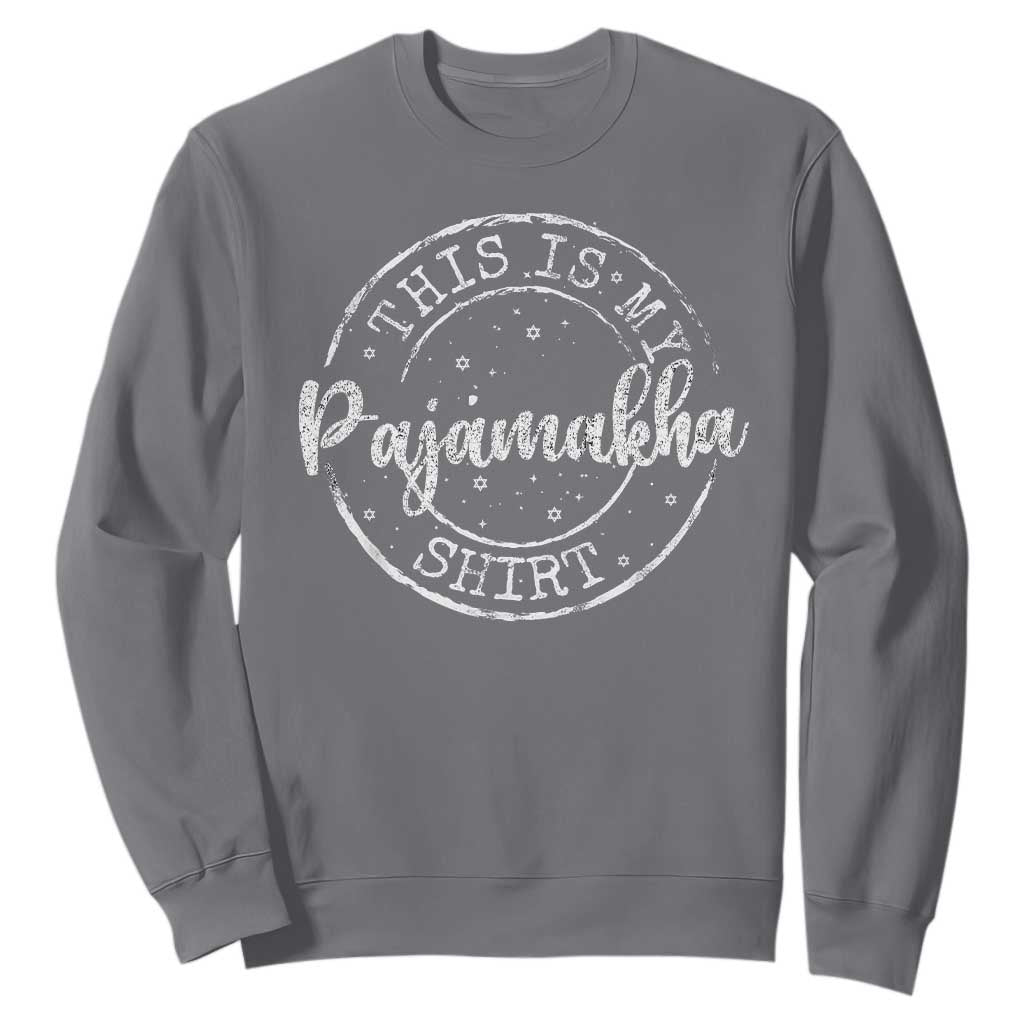 Funny Hanukkah Sweatshirt This is My Pajamakah Pajama Gift - African Pride