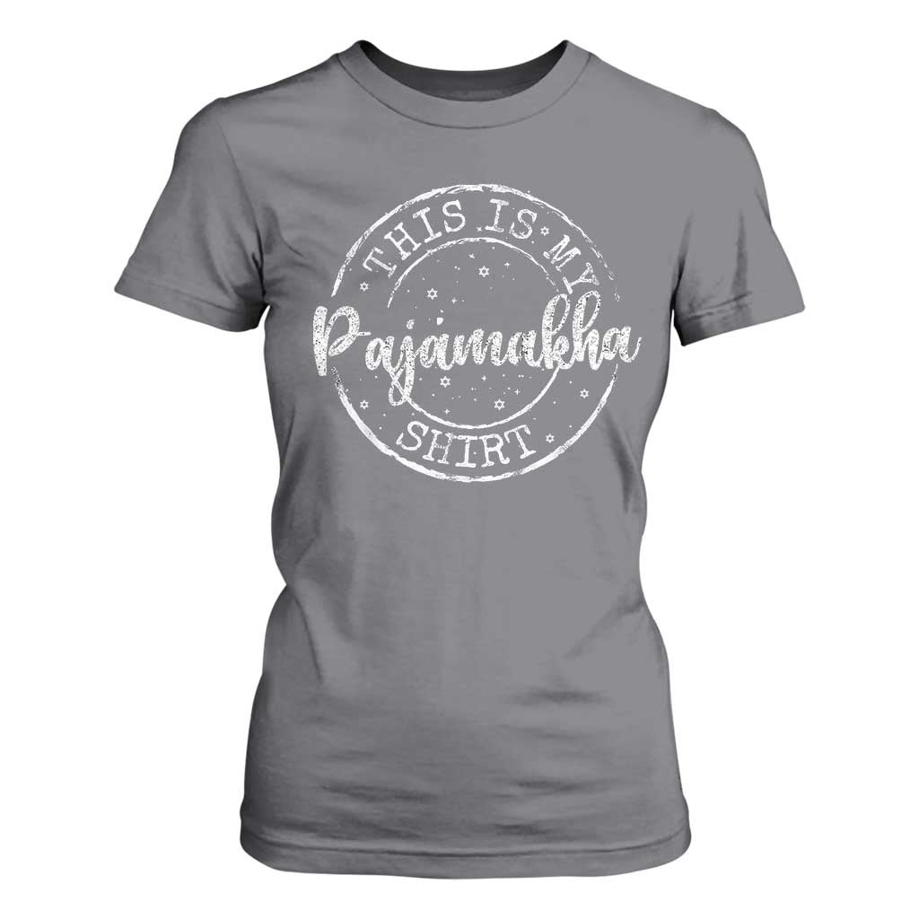 Funny Hanukkah T Shirt For Women This is My Pajamakah Pajama Gift - African Pride