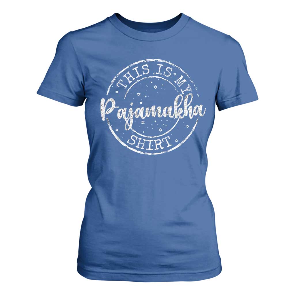 Funny Hanukkah T Shirt For Women This is My Pajamakah Pajama Gift - African Pride