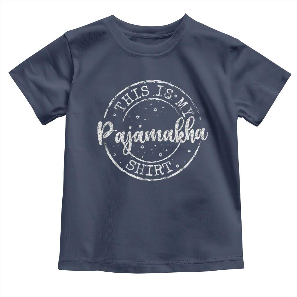 Funny Hanukkah Toddler T Shirt This is My Pajamakah Pajama Gift - African Pride