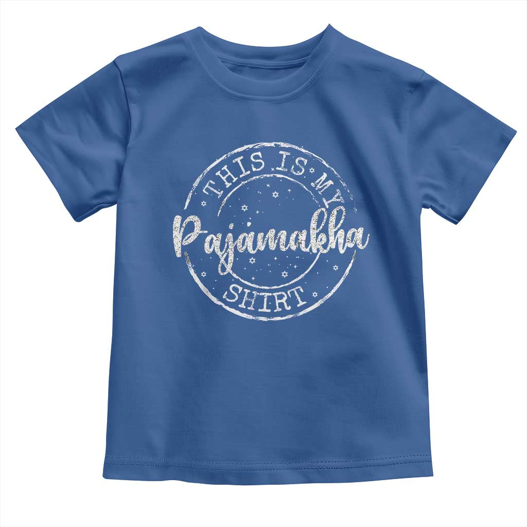 Funny Hanukkah Toddler T Shirt This is My Pajamakah Pajama Gift - African Pride