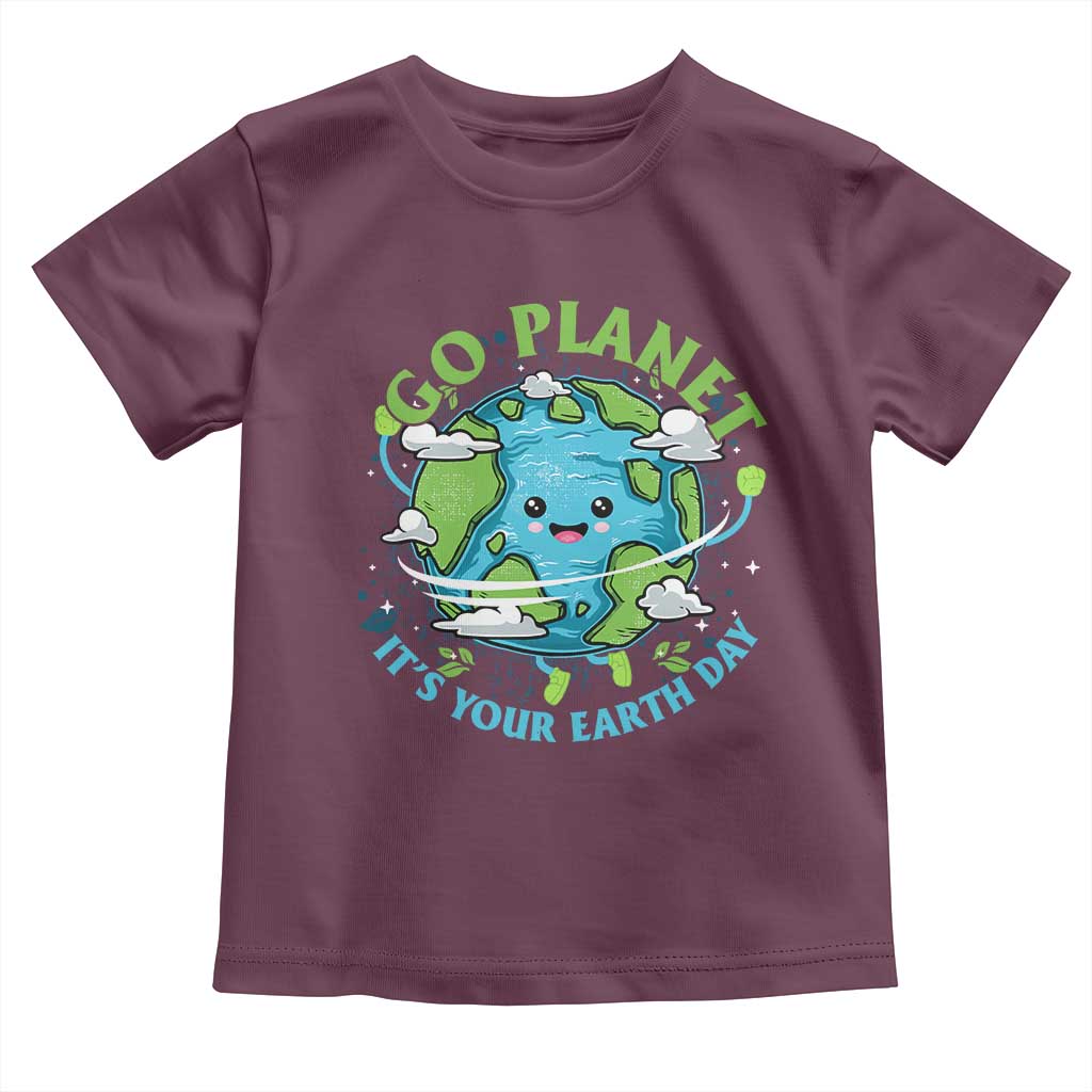 Earth Day Toddler T Shirt Save the Planet 2025