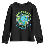 Earth Day Youth Sweatshirt Save the Planet 2025