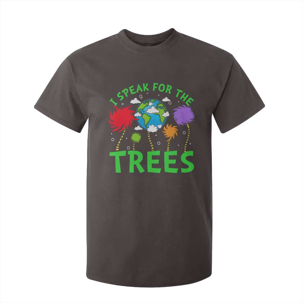 I Speak For Trees Planet Save Earth Day T Shirt For Kid