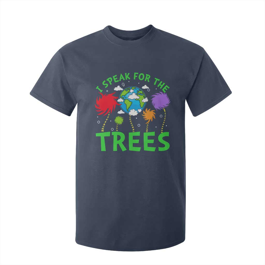 I Speak For Trees Planet Save Earth Day T Shirt For Kid