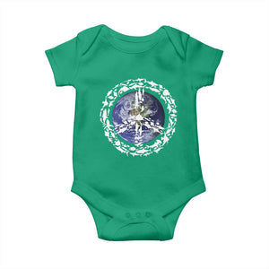 Earth Day Baby Onesie Save the Planet Peace Sign Positive Vibes