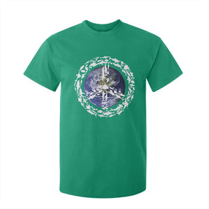 Earth Day T Shirt For Kid Save the Planet Peace Sign Positive Vibes