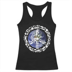 Earth Day Racerback Tank Top Save the Planet Peace Sign Positive Vibes