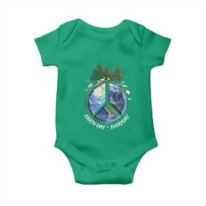 Earth Day Baby Onesie Everyday Peace Sign Positive Vibes