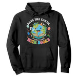 Earth Day Hoodie Save Earth Its Only Planet With Books Reader