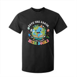 Earth Day T Shirt For Kid Save Earth Its Only Planet With Books Reader