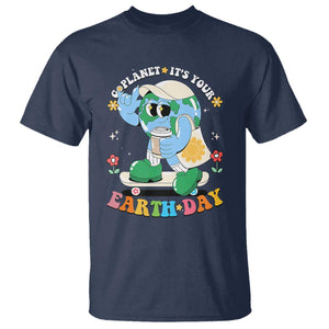 Earth Day T Shirt Cute Go Planet Its Your Earthday Groovy
