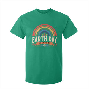 Earth Day T Shirt For Kid Everyday Retro Rainbow