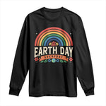Earth Day Long Sleeve Shirt Everyday Retro Rainbow