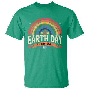 Earth Day T Shirt Everyday Retro Rainbow