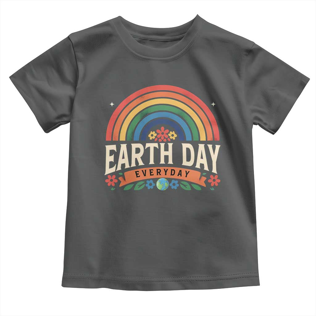 Earth Day Toddler T Shirt Everyday Retro Rainbow