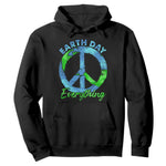 Piece Everyday Earth Day Hoodie Peace Sign Positive Vibes