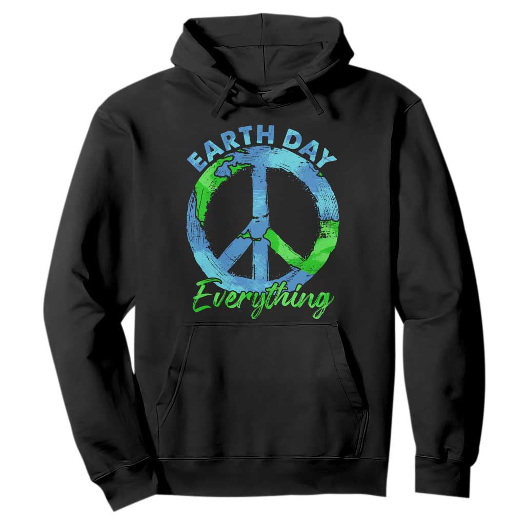 Piece Everyday Earth Day Hoodie Peace Sign Positive Vibes